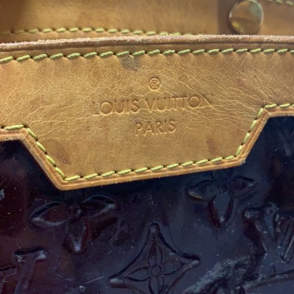 Louis Vuitton purple Brea MM Amarante Bordeaux Vernis - Picture 8 of 12